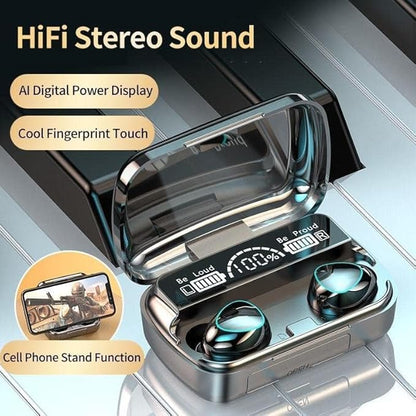 Wireless Bluetooth Earbuds with Noise Reduction & Usable Powerbank @ ₹399 Only