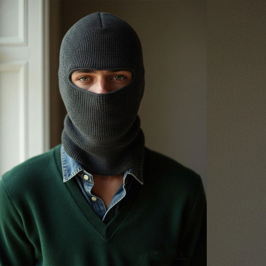 Mens Woolen Winter Cap Beanie Soft Warm Wool Blend Knitted Cap for Cold Weather