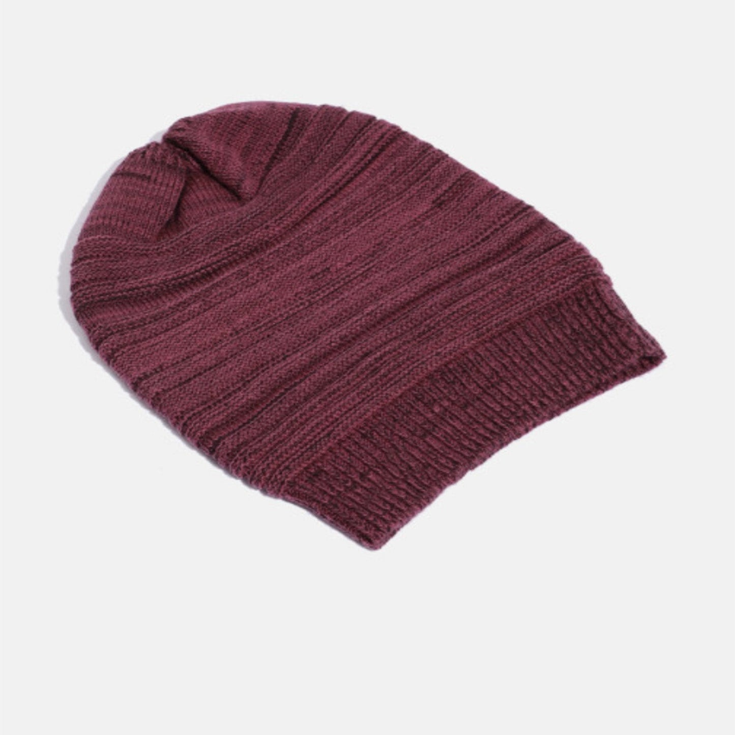 Mens Woolen Winter Cap Beanie Soft Warm Wool Blend Knitted Cap for Cold Weather