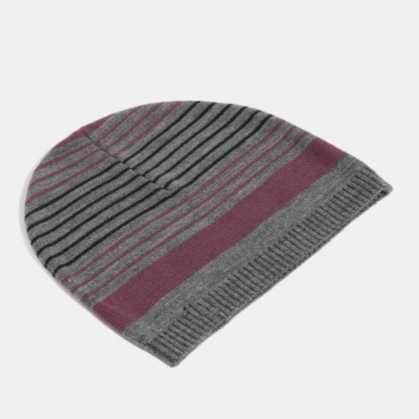 Mens Woolen Winter Cap Beanie Soft Warm Wool Blend Knitted Cap for Cold Weather