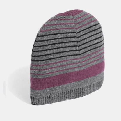 Mens Woolen Winter Cap Beanie Soft Warm Wool Blend Knitted Cap for Cold Weather