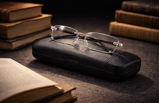 Rimless Adaptive Power Reading Glasses