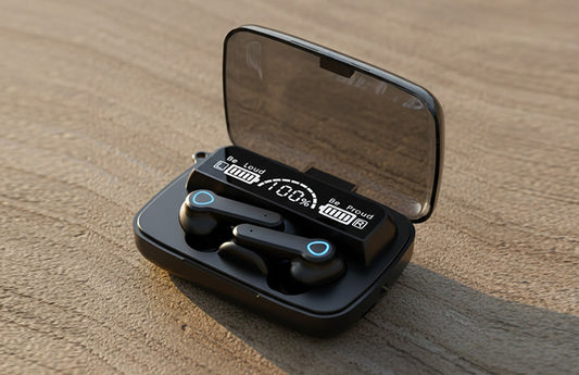 Wireless Earbuds TWS 5.1 Large Screen Dual LED Digital Display Touch Bluetooth Headphones Mini Compact Portable Sports Waterproof Stereo In Ear Earphones