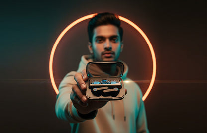 Wireless Earbuds TWS 5.1 Large Screen Dual LED Digital Display Touch Bluetooth Headphones Mini Compact Portable Sports Waterproof Stereo In Ear Earphones